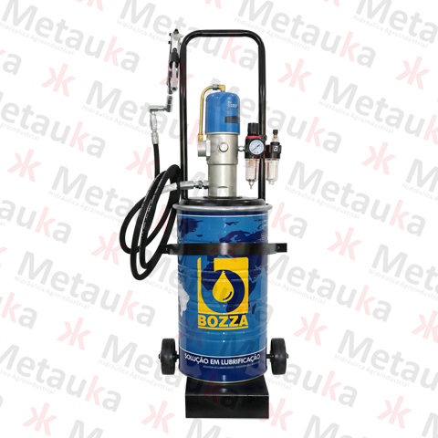 Bozza - Propulsora neumática para grasa con tanque de 14 kilogramos