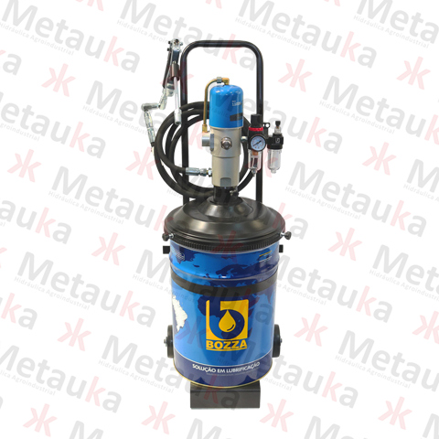 Bozza - Propulsora neumática para grasa con tanque de 24 kg