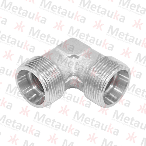 Adaptador curvo 90° - métrico - macho 16x1.5 - 16x1.5 - tubo 10mm.